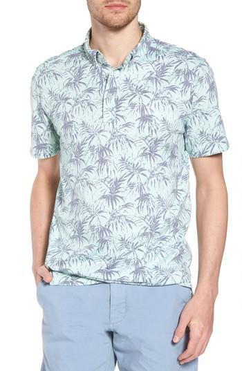 Men's 1901 Print Polo - Blue/green