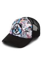 Women's Volcom Tagurit Trucker Hat - Black