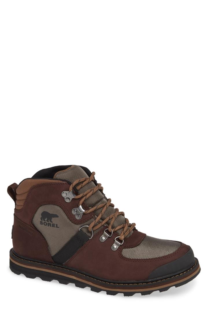 Men's Sorel Madson Sport Waterproof Hiking Boot .5 M - Brown