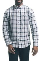 Men's Good Man Brand Herringbone Check Sport Shirt - Grey