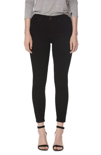 Women's Paige Hoxton High Waist Crop Skinny Jeans - Black