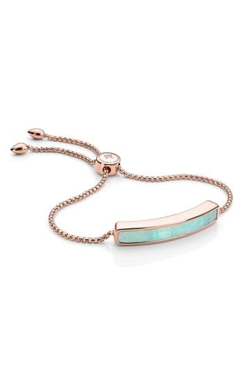 Women's Monica Vinader Bengravable Aja Stone Bracelet