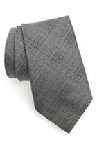 Men's John Varvatos Star Usa Crosshatch Tie, Size - Grey