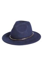 Women's Sole Society Wide Brim Hat - Blue