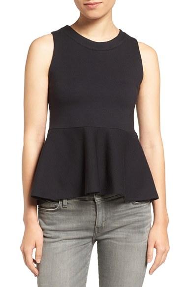 Women's Amour Vert Margot Ponte Peplum Tank
