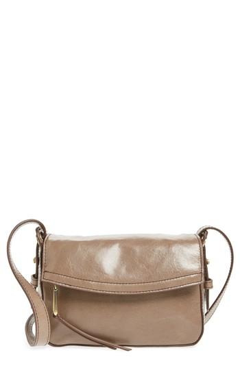 Hobo Singer Leather Crossbody Bag - Grey