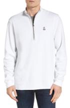 Men's Psycho Bunny Golf Half Zip Pullover (m) - White
