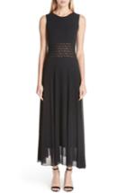 Women's Fuzzi Cutout Waist Maxi Dress - Black
