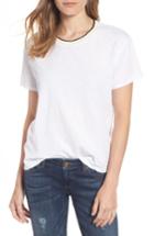 Women's Velvet By Graham & Spencer Ringer Tee - White