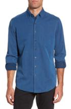 Men's Rodd & Gunn Bayswater Sports Fit Sport Shirt, Size - Blue