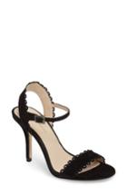 Women's Pelle Moda Karen Scallop Ankle Strap Sandal M - Black