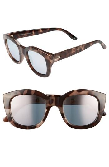 Women's Le Specs Runaways 48mm Rectangular Sunglasses -