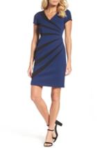 Women's Adrianna Papell Stripe Sheath Dress - Blue