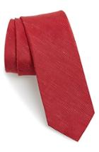 Men's The Tie Bar Pinstripe Silk & Linen Tie