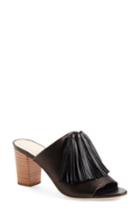 Women's Loeffler Randall Clo Tassel Mule Sandal .5 M - Black