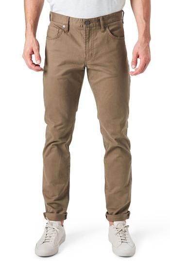 Men's 7 Diamonds Brushed Twill Five-pocket Pants X 34 - Green