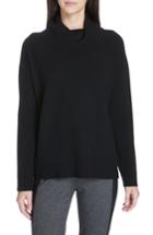 Women's Eileen Fisher Cashmere Turtleneck Top, Size - Black