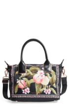 Ted Baker London Robbin Peach Blossom Nylon Tote - Black