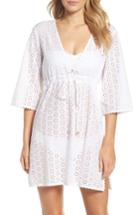 Women's Tory Burch Broderie Anglais Cover-up Dress - White
