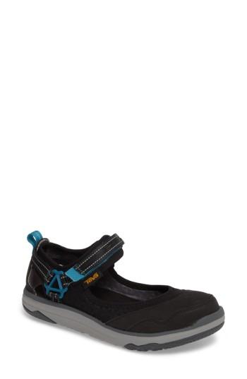 Women's Teva Terra Float Travel Mary Jane Flat M - Black