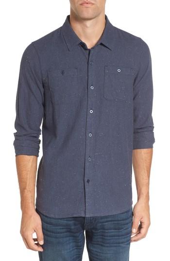 Men's Travis Mathew Cummings Nep Flecked Sport Shirt