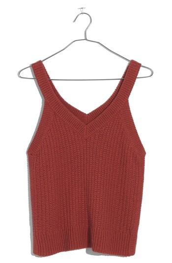 Women's Madewell Stockton Sweater Tank, Size - Pink