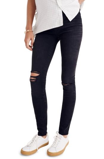 Women's Madewell Maternity Skinny Jeans - Black