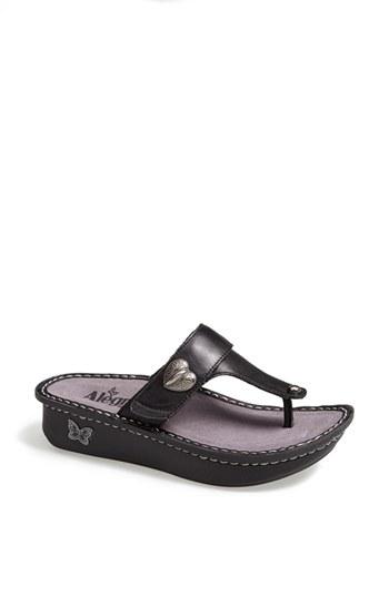 Women's Alegria 'carina' Sandal -5.5us / 35eu - Black
