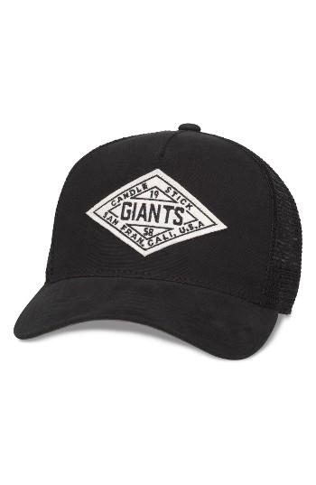 Men's American Needle Valin Mlb Trucker Hat - Black