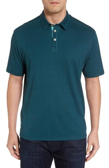 Men's Tommy Bahama Dual In The Sun Jersey Polo, Size - Green