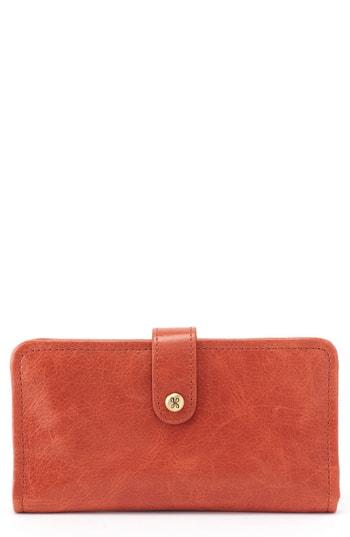 Women's Hobo Torch Leather Wallet - Red