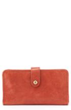 Women's Hobo Torch Leather Wallet - Red