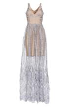 Women's Dress The Population Chelsea Lace A-line Gown