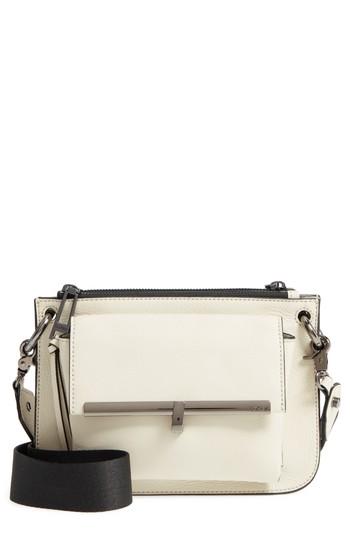 Botkier Bleeker Leather Double Shoulder Bag - Ivory