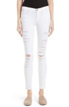 Women's Frame Le Color Rip Skinny Jeans - White