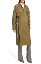 Women's Toga Gabardine Coat Us / 38 Fr - Green
