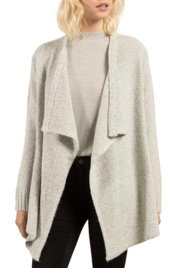 Women's Volcom Cold Daze Wrap Sweater /small - Grey