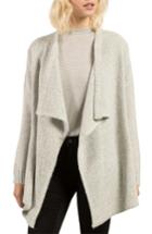 Women's Volcom Cold Daze Wrap Sweater /small - Grey