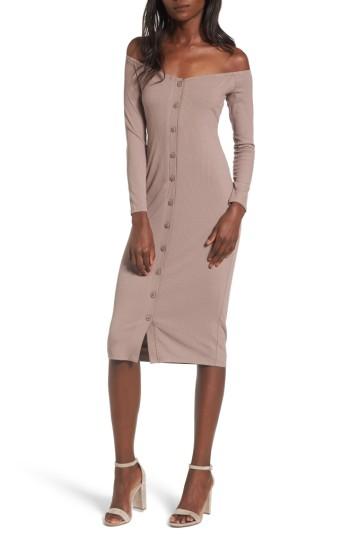 Women's Privacy Please Albany Off The Shoulder Midi Dress