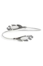 Women's Topshop White Heat Leaf Arm Cuff