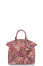 Brahmin 'melbourne - Large Duxbury' Satchel - Pink