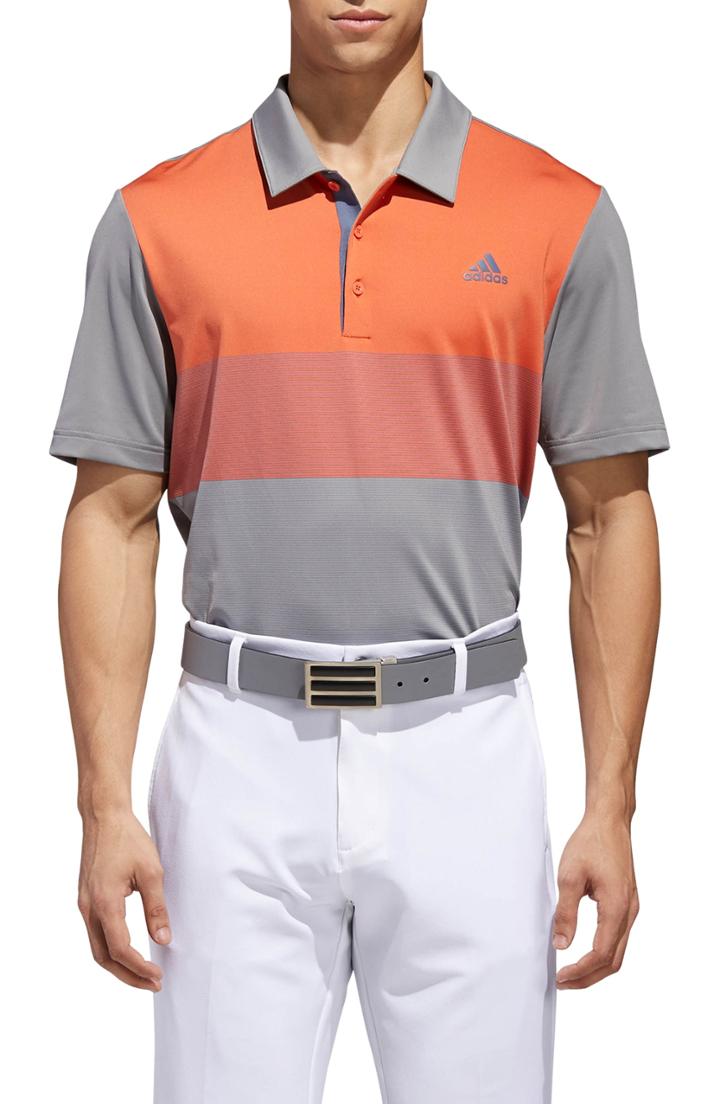 Men's Adidas Golf Ultimate 365 Colorblock Jersey Polo
