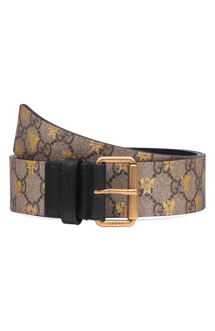 Women's Gucci Gg Supreme Canvas Belt