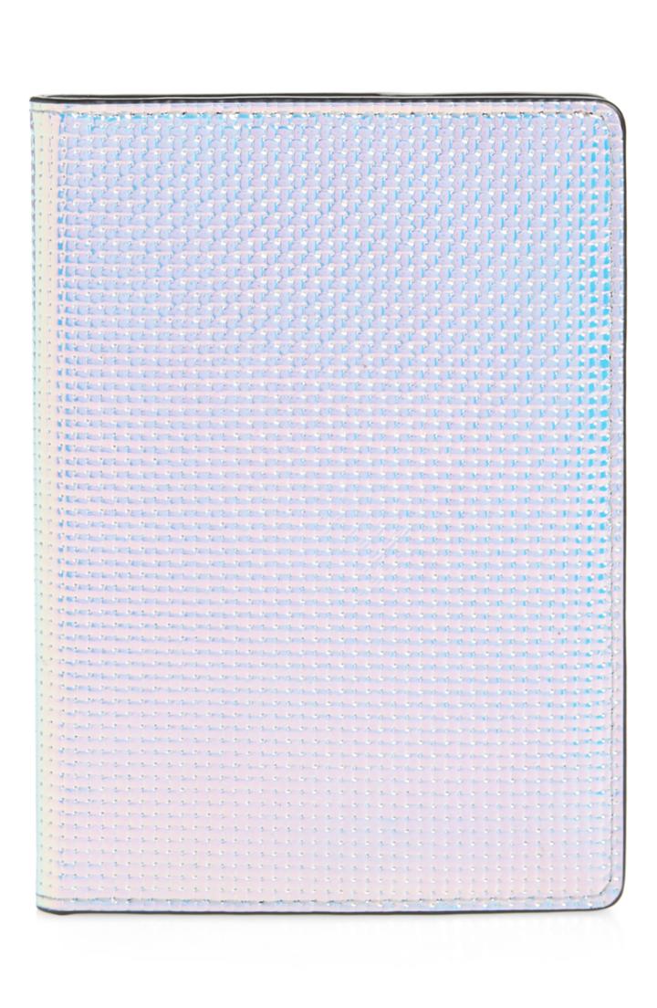 Rebecca Minkoff Iridescent Passport Case - Metallic