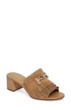 Women's Tod's Double-t Fringe Mule Us / 36eu - Beige