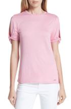 Women's Ted Baker London Narva Colour By Numbers Twist Cuff Shirt - Pink