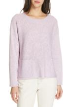 Women's Eileen Fisher Box Sweater, Size - Purple