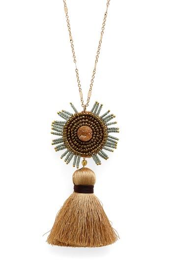 Women's Panacea Drusy Tassel Necklace