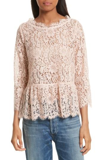 Women's Joie Koda Lace Top - Pink