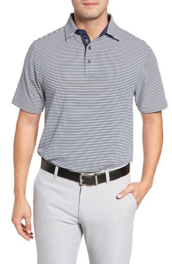Men's Bobby Jones Xh20 Ranger Stripe Polo - Blue